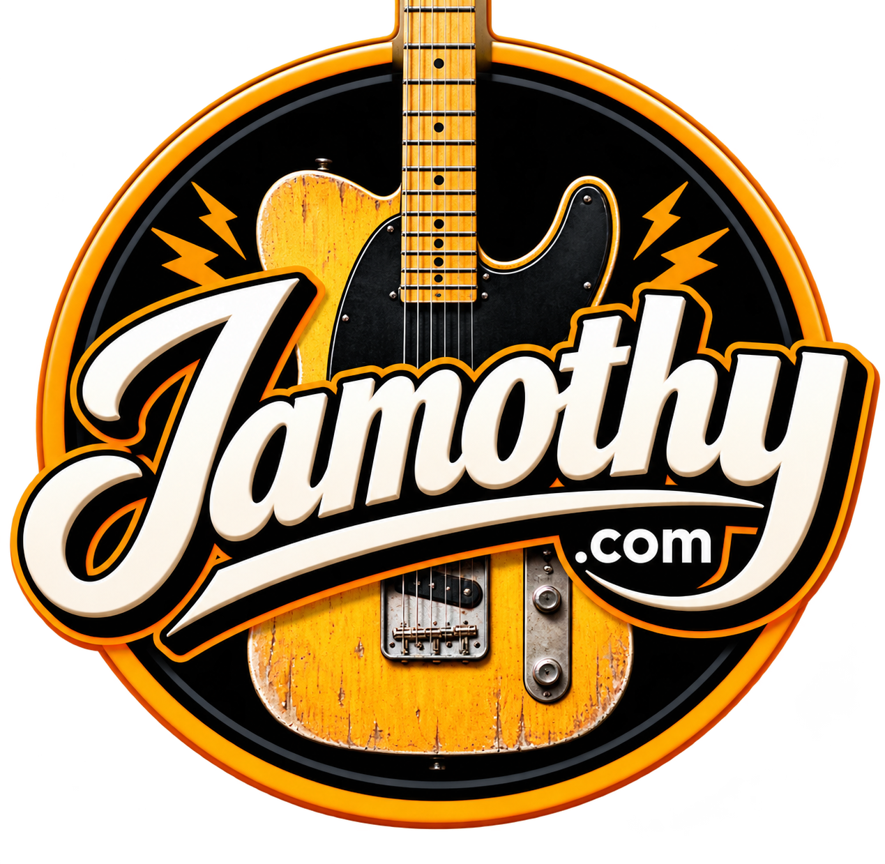 jamothy vintage guitar badge